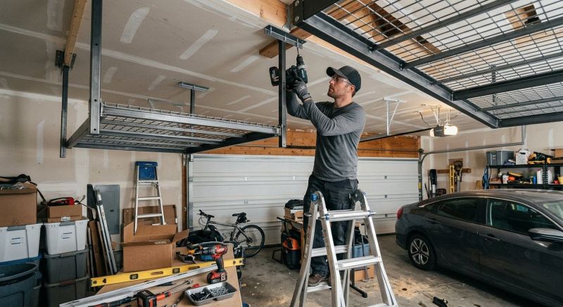 Ceiling Rack Installation in Montgomery County, MD