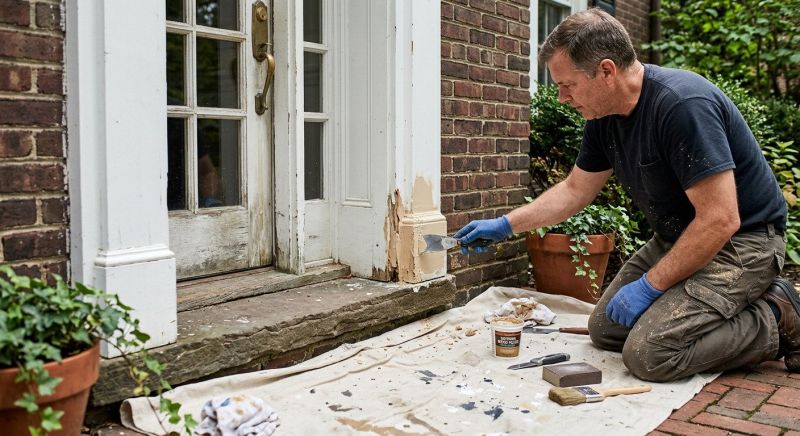Exterior Door Trim Repair in Alpharetta, GA
